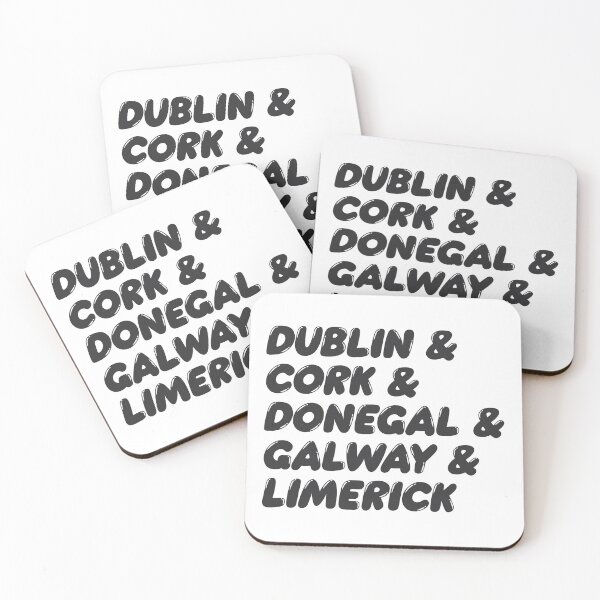 Item preview, Ireland Cities, Dublin, Cork, Donegal, Galway & Limerick designed and sold by TonySpencer.