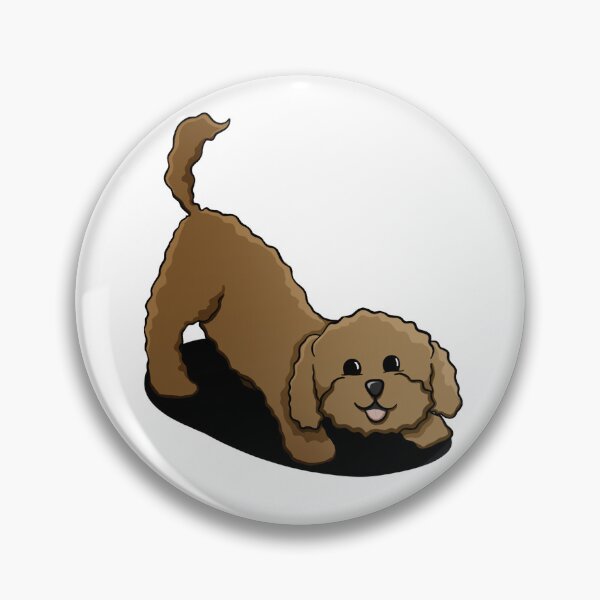 Item preview, Cute Chocolate Cockapoo Puppy Illustration - Cavapoo Cavoodle designed and sold by Rory's Cards :) .