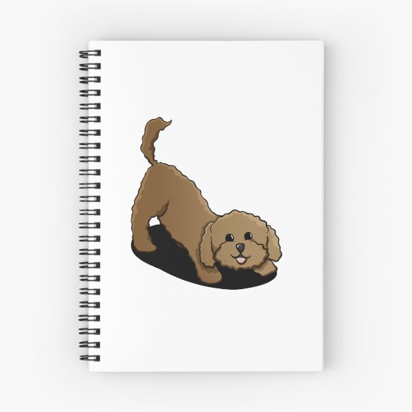Item preview, Cute Chocolate Cockapoo Puppy Illustration - Cavapoo Cavoodle designed and sold by Rory's Cards :) .