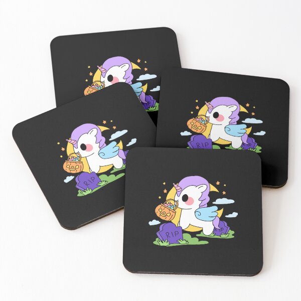 Item preview, Cute Kawaii Unicorn Halloween #3 designed and sold by Annisa Yuwanda.