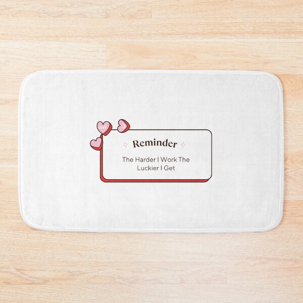 Item preview, the harder i work the luckier i get designed and sold by noha alzohbi.