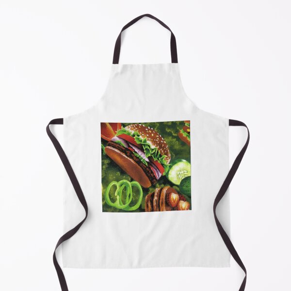 Item preview, Yummy Hamburger Painting designed and sold by Hanh-Gallery.