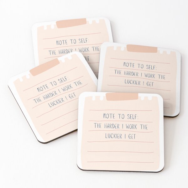 Item preview, the harder i work the luckier i get designed and sold by noha alzohbi.