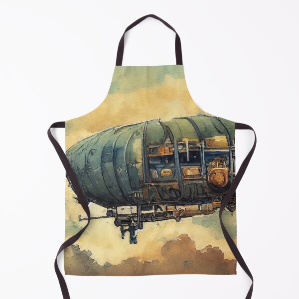 Item preview, Steampunk flying ship designed and sold by AM FineArtPrints.