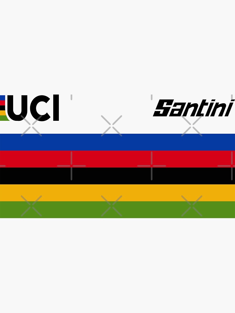 "Uci Cycling World ChampionshipUci World Tour " Sticker for Sale by
