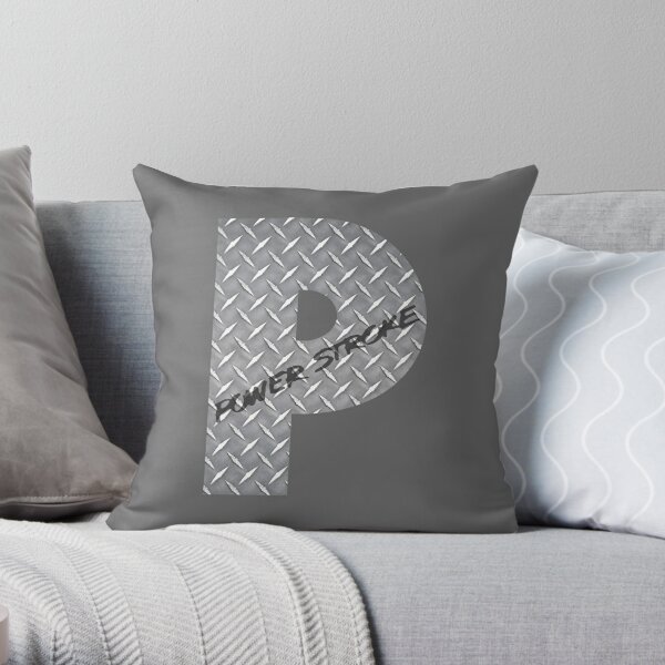 Pillow Decorative Throw Tread Plate Black Gray 