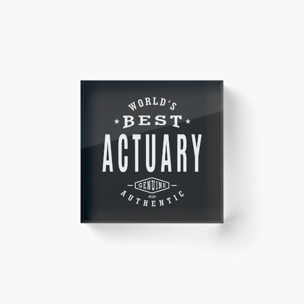 Item preview, World's Best Actuary designed and sold by cidolopez.
