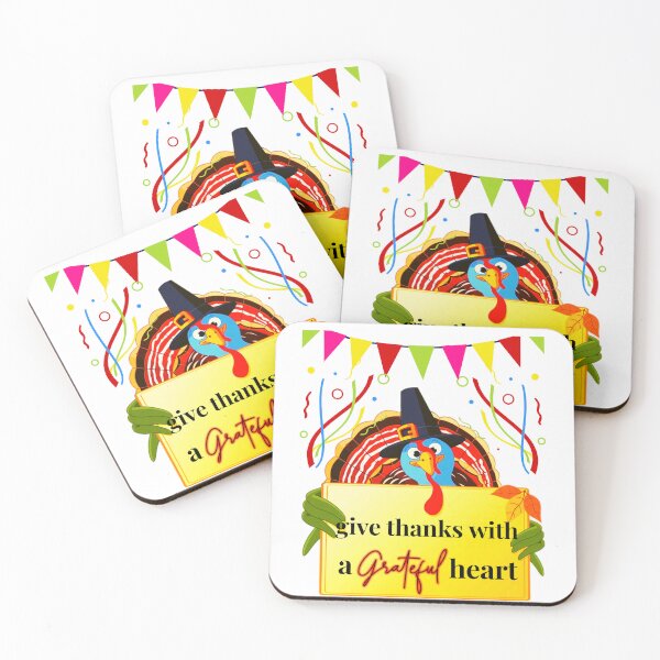 Item preview, Give thanks with a grateful heart | Thanksgiving quotes and sayings | gifts for thanksgiving lovers designed and sold by ThanksVibe.