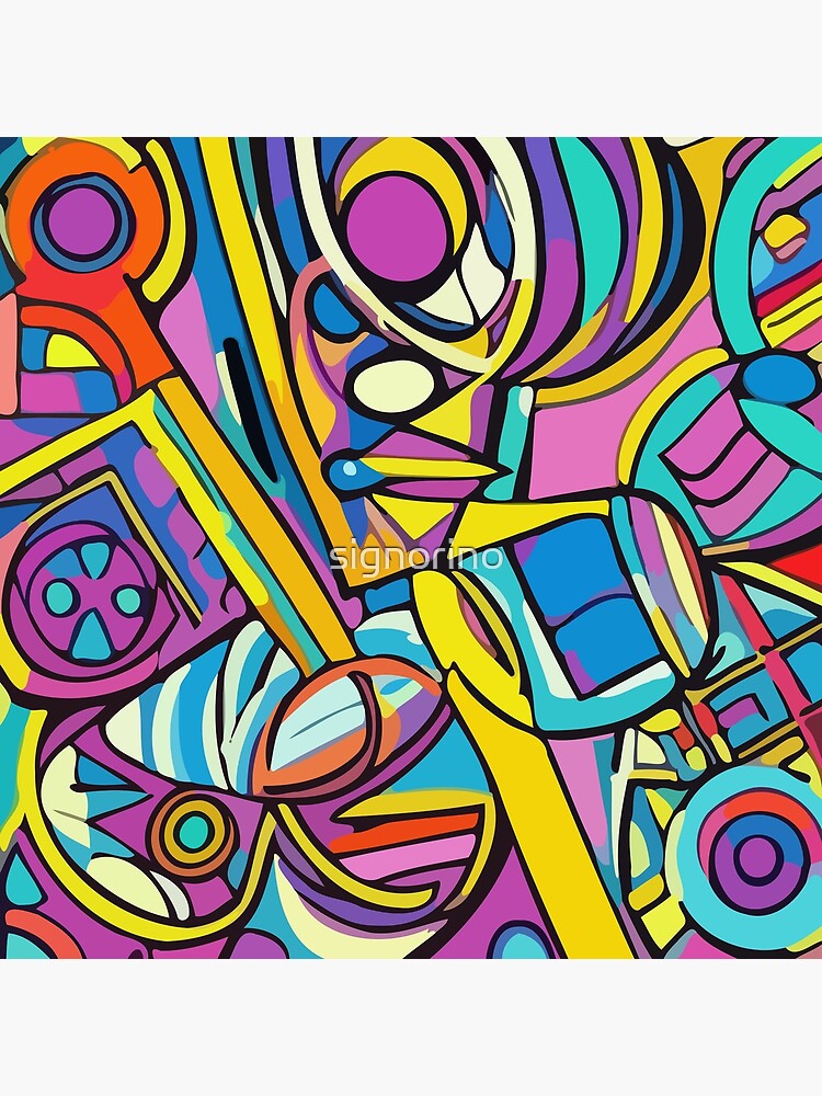 Graffiti Neo Pop Abstract Art Pattern