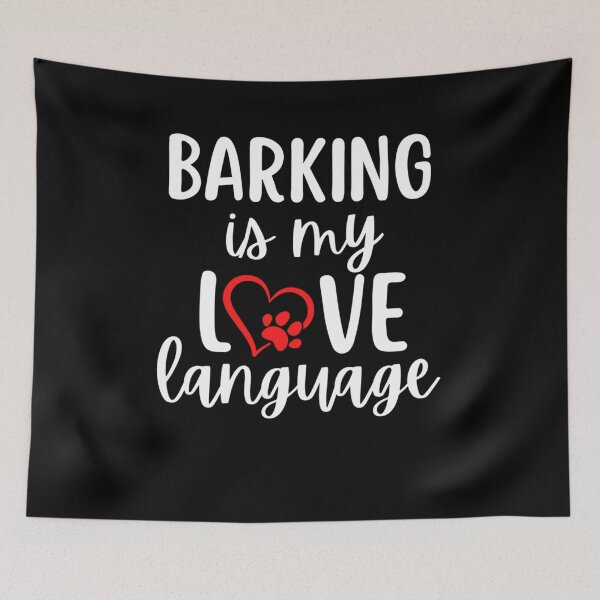 Item preview, Barking Is My Love Language Design for Dog Owners Essential T-Shirt designed and sold by SterreLier.