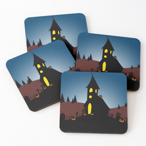 Item preview, Halloween Collection - The Haunted Church Design designed and sold by Luciusinfabula.
