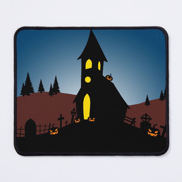 Item preview, Halloween Collection - The Haunted Church Design designed and sold by Luciusinfabula.