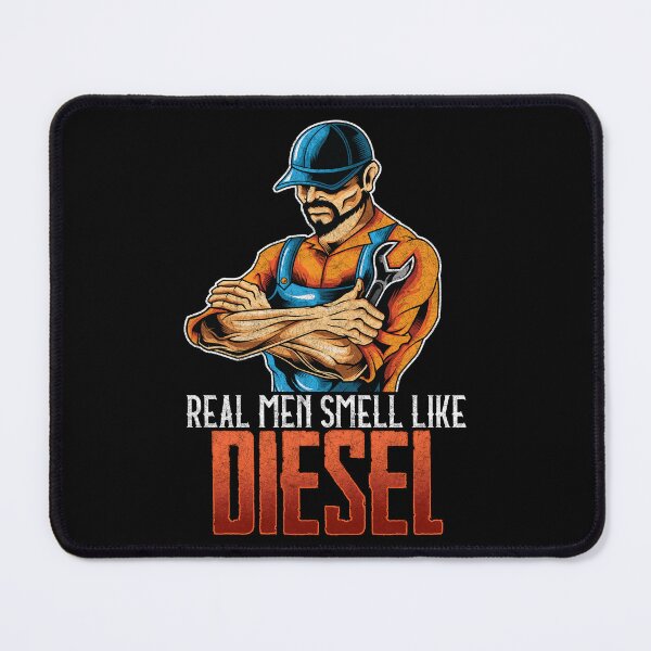 Item preview, Mens Funny Car Mechanic Cool Hard Working Repair Guy Smells Like Diesel designed and sold by UniQueensShop.