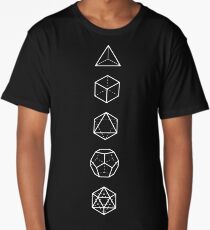 PLATONIC SOLIDS - COSMIC ALIGNMENT Long T-Shirt