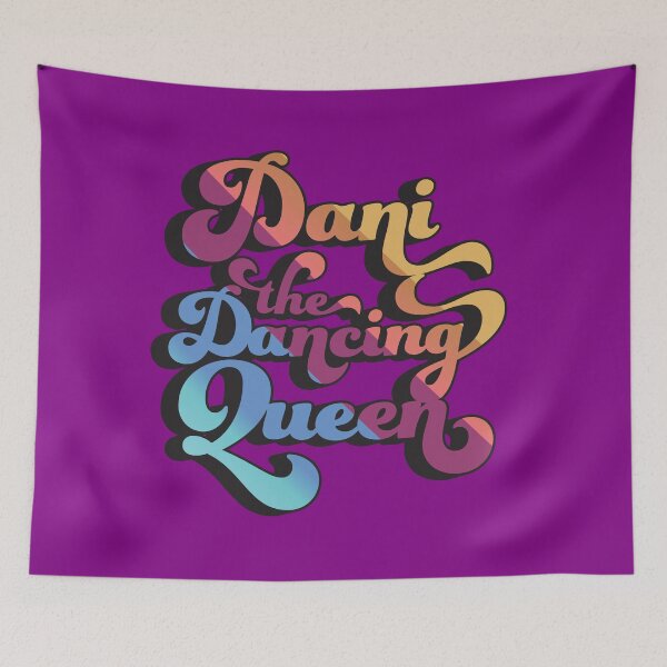 Item preview, Personalised Danielle the Dancing Queen Retro 70's Seventies designed and sold by CandOCreative.