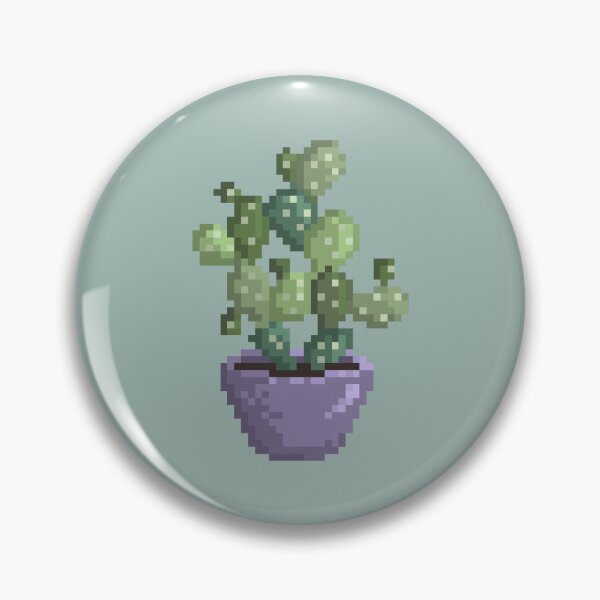 Item preview, Pixel Cactus Plant designed and sold by pixel-chick.