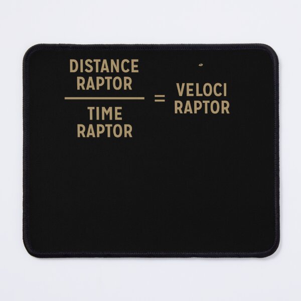 Item preview, Distance Raptor Divided By Time Raptor Equals Velociraptor Unisex Classic T-Shirt designed and sold by SterreLier.
