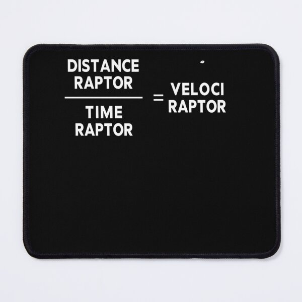 Item preview, Distance Raptor Over Time Raptor Equals Velociraptor Essential T-Shirt designed and sold by SterreLier.