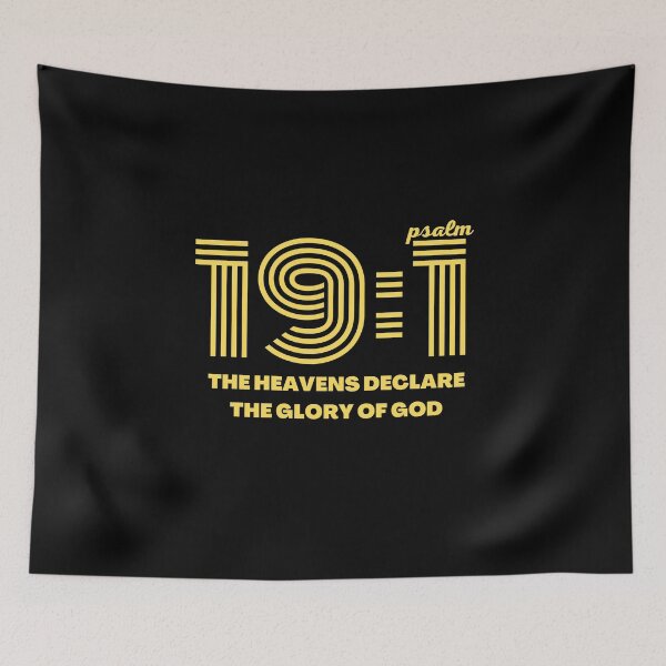 Item preview, Psalm 19:1 Heavens declare the glory of God designed and sold by bvaruh.