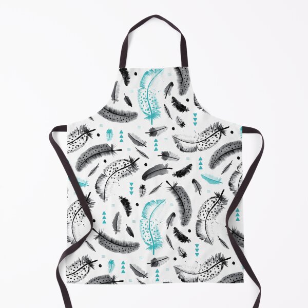 Artikelvorschau, Boho Watercolor Feathers - Teal entworfen und verkauft von Rainbows Galore.