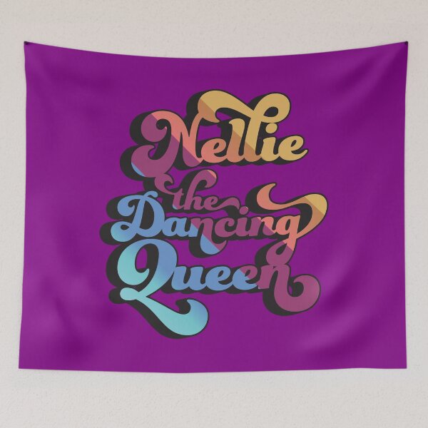 Item preview, Personalised Nellie the Dancing Queen Retro 70's Seventies designed and sold by CandOCreative.