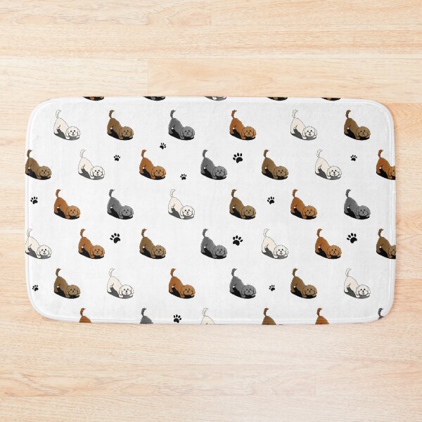 Item preview, Cute Cockapoo Puppies Illustration Pattern - Cavapoo Cavoodle designed and sold by Rory's Cards :) .