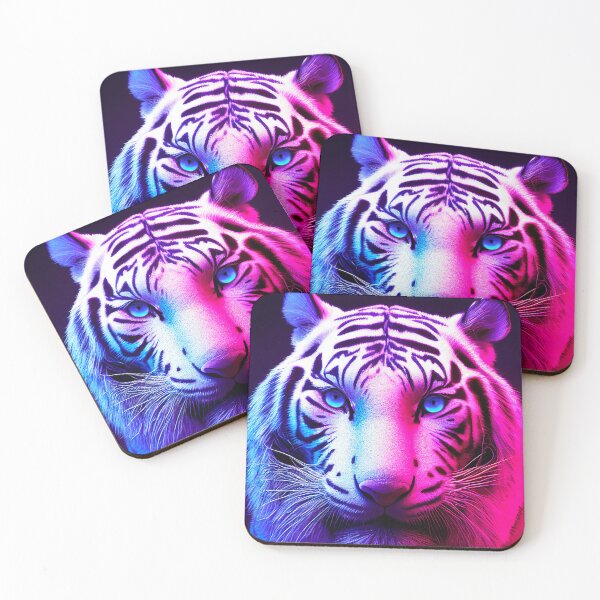 Item preview, Tigre blanco bioluminiscente designed and sold by Crea-Artopia.