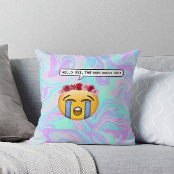 Item preview, '' Hello 911 the wifi went out '' Emoji Design designed and sold by Rad Merch.