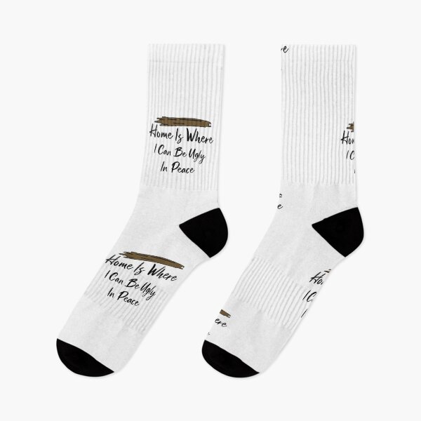 Item preview, home is where i can be ugly in peace designed and sold by Crystakim.