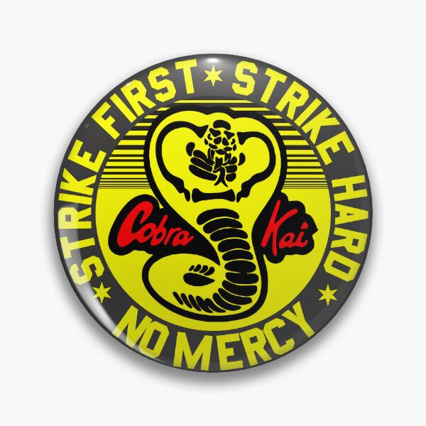 Item preview, Strike First Strike Hard No Mercy - Cobra Kai Yellow Version designed and sold by EarlBickley.