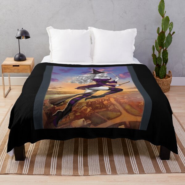 Item preview, Hot Witch Girl pinup flying Classic T-Shirt designed and sold by SterreLier.