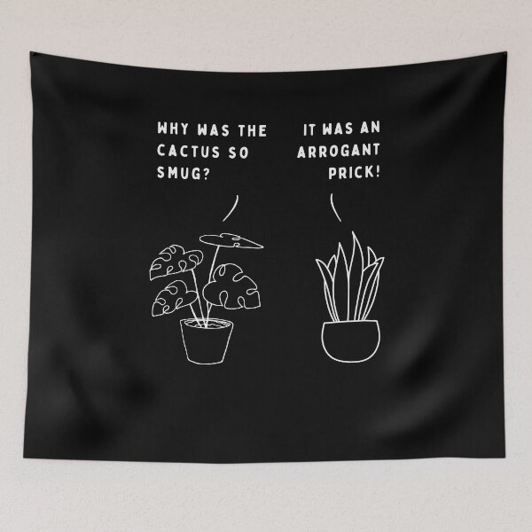 Item preview, Plant joke - Why was the cactus so smug? designed and sold by ani-eni.