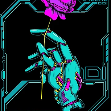 Artwork thumbnail, Cyborg Hand Rose by EdsanDesigns