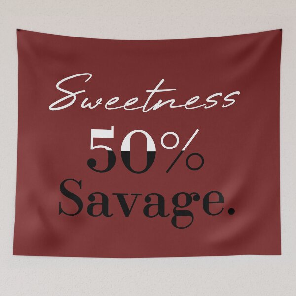 Aperçu de l'œuvre 50% douceur 50% sauvage créée et vendue par MUSThaveprint.