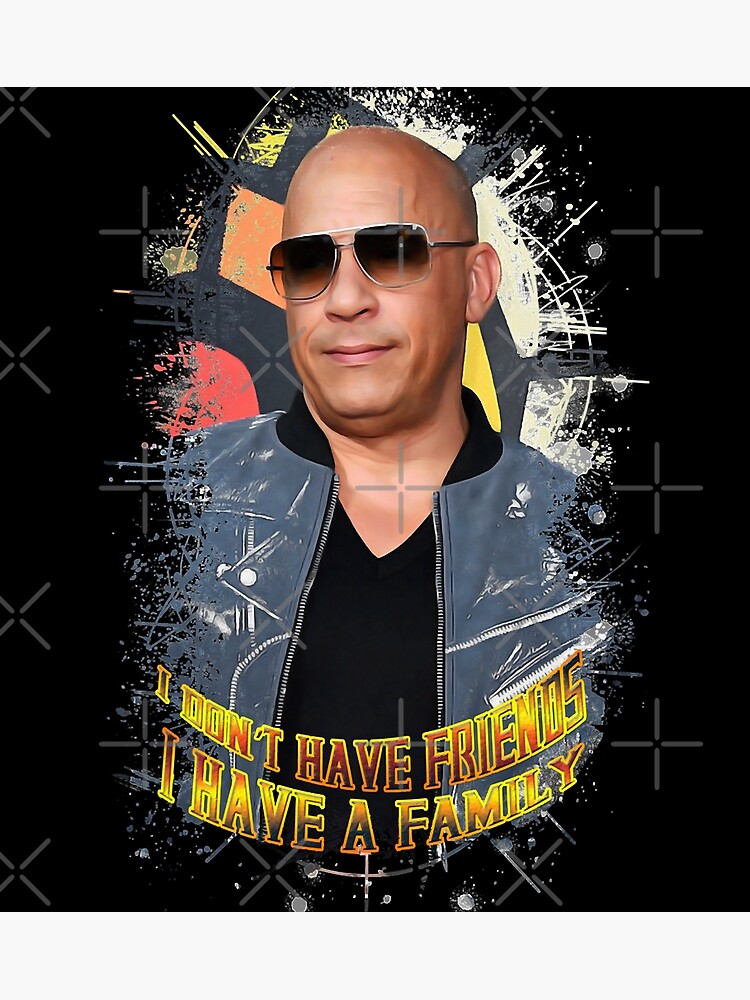 Birthday Gift Vin Diesel Gift Music Fans Poster for Sale by Justynbartell