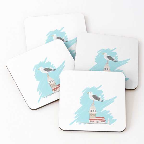 Item preview, Seagull and Maiden's Tower / Istanbul Maiden's Tower designed and sold by studiotomris.