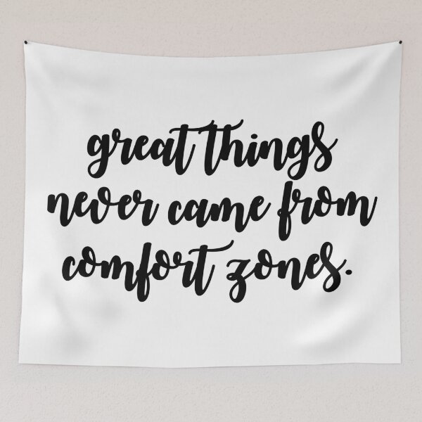 Item preview, great things never come from comfort zones designed and sold by MadEDesigns.