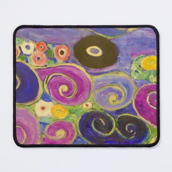 Item preview, Detail of Swirl Purple Ornament | The Virgin by Gustav Klimt - Symbolism  designed and sold by Bebichic.