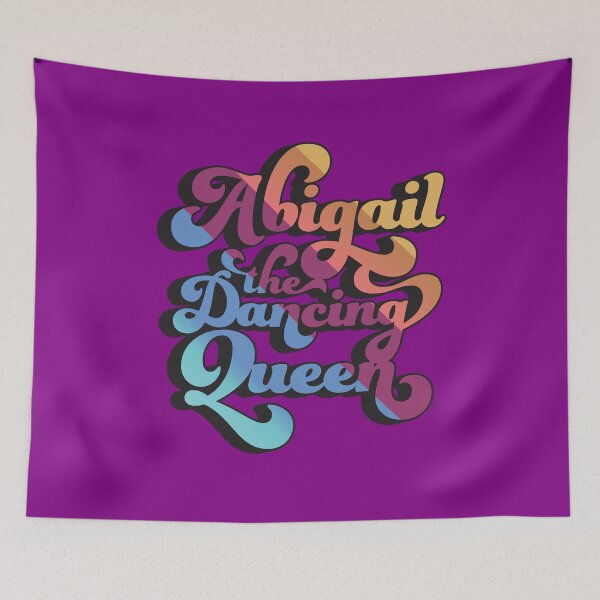 Item preview, Personalised Abigail the Dancing Queen Retro 70's Seventies designed and sold by CandOCreative.