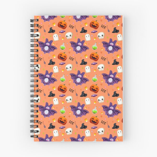 Item preview, Cute Halloween Pattern, Batt, Skulls, Ghost, Witch  designed and sold by HartArtDesigns.