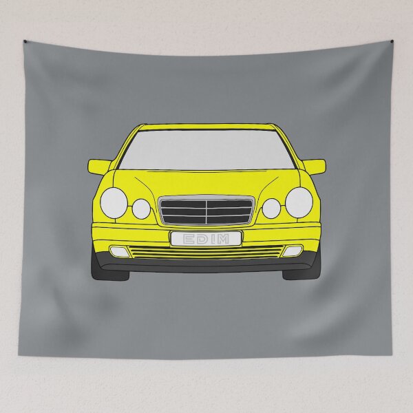 Item preview, Mercedes E-Class W210 yelllow color designed and sold by EdimDesign.