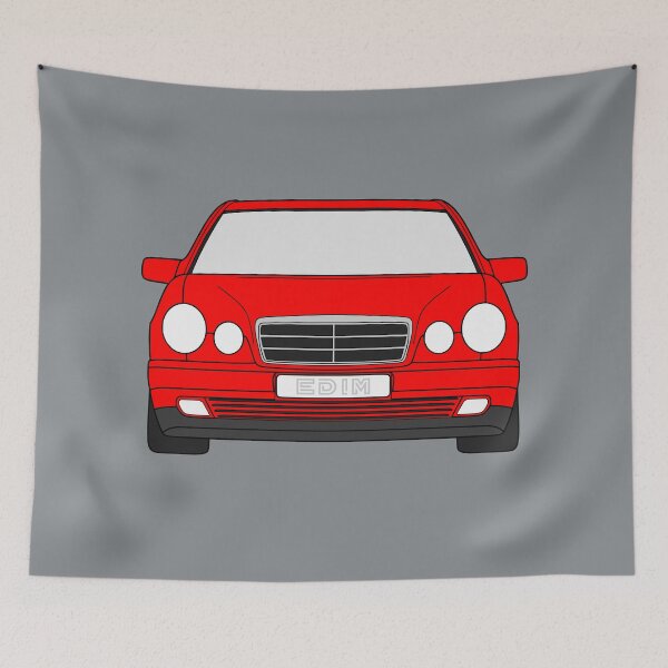 Item preview, Mercedes E-Class W210 red color designed and sold by EdimDesign.