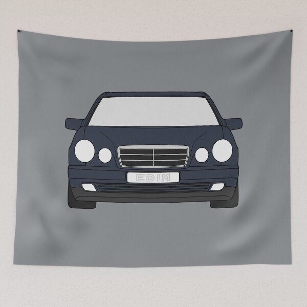 Item preview, Mercedes E-Class W210 capri blue color designed and sold by EdimDesign.