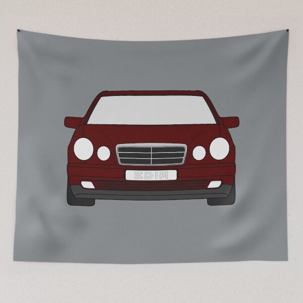 Item preview, Mercedes E-Class W210 bordeaux burgundy color designed and sold by EdimDesign.