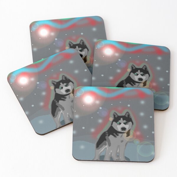Item preview, Husky of the northern lights designed and sold by Chloemcglinchey.