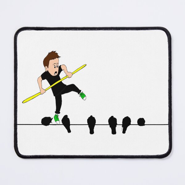 Item preview, BALANCE BOY AND BIRDS ON HIGHWIRE designed and sold by DomGDesign.