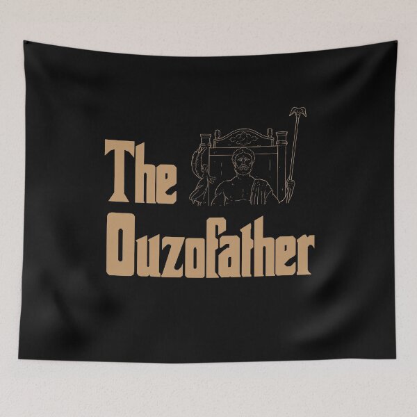 Item preview, Funny Greek Food And Drink History Joke The Ouzofather Ouzo  designed and sold by Rzelemenz.