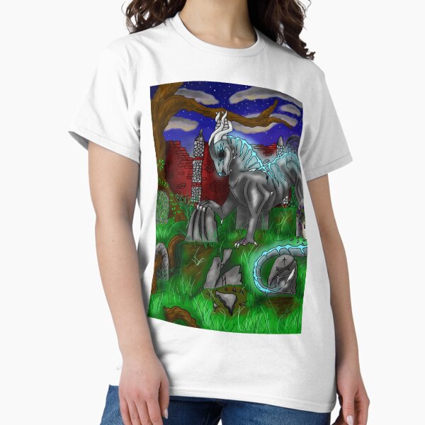 Item preview, Graveyard Dragon designed and sold by inkcoveredragon.