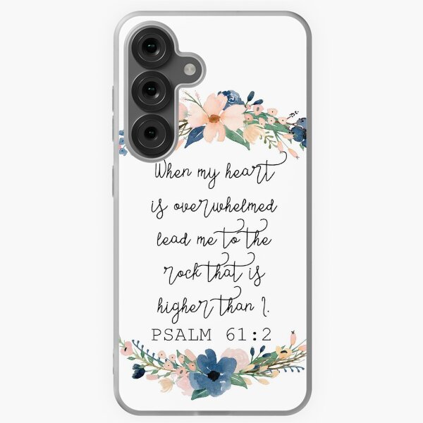 Item preview, psalm 61:2 floral designed and sold by Daria Smith.