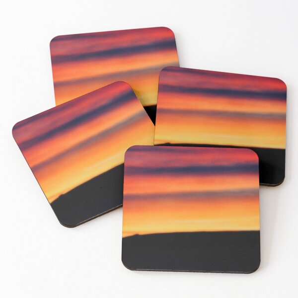 Item preview, sunset over a mountain designed and sold by Francespoppy.